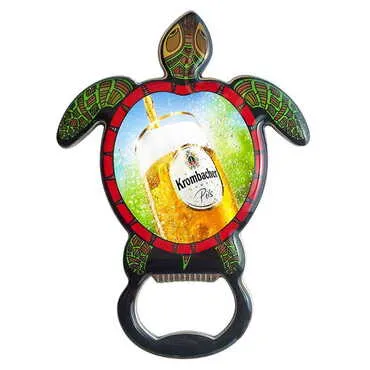 Promotional Turtle Shaped Metal Magnetic Bottle Opener 103x75 mm - Standart - 3