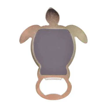Turunc Themed Turtle Shaped Metal Magnetic Bottle Opener 103x75 mm - 2