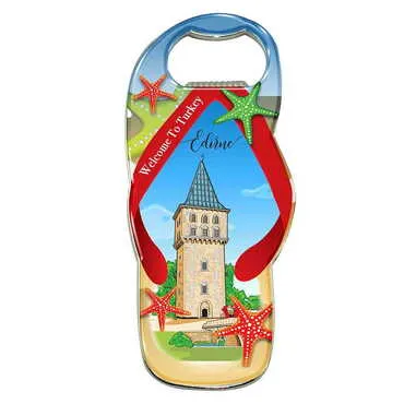 Toptan Şehre Özel Myros Metal Terlik Açacak Magnet 110x45 mm - Standart - 3