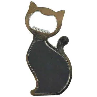 İzmir Temalı Myros Metal Kedi Açacak Magnet 97x48 mm - 3