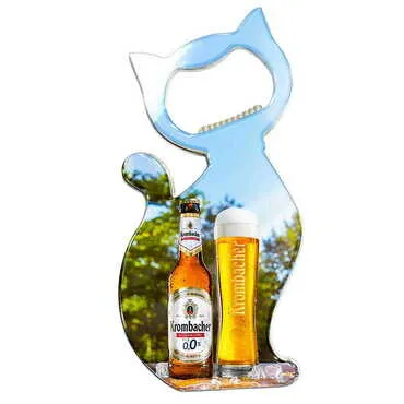 Toptan Promosyon Myros Metal Kedi Açacak Magnet 97x48 mm - Standart - 2