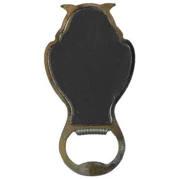 Izmir Themed Owl Shaped Metal Magnetic Bottle Opener 88x47 mm - 3