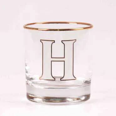 Monogram Whiskey Glass - Standart - 8