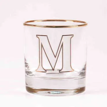 Monogram Whiskey Glass - Standart - 12
