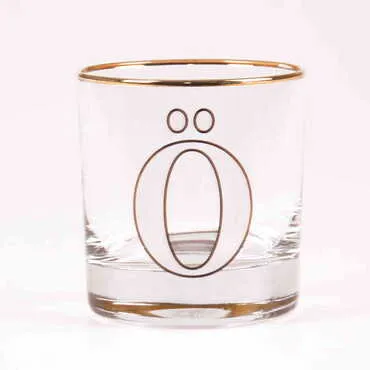 Monogram Whiskey Glass - Standart - 23