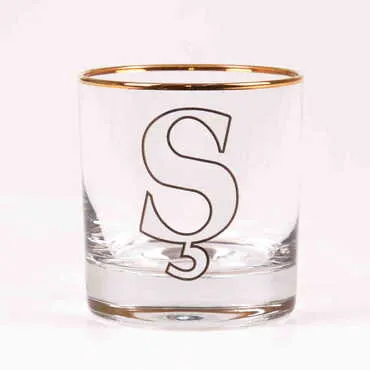 Monogram Whiskey Glass - Standart - 26