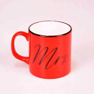 Mr. & Mrs. Ceramic Mug Set Of 2 - Standart - 2