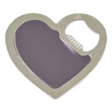 Customazible Heart Shaped Metal Magnetic Bottle Opener 85x76 mm - Standart - 2