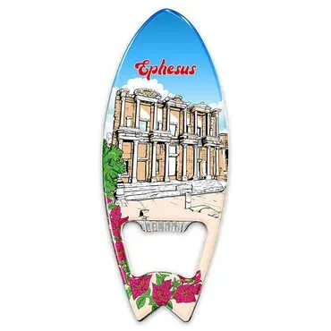 Toptan Efes Temalı Myros Metal Sörf Açacak Magnet 128x45 mm - Standart