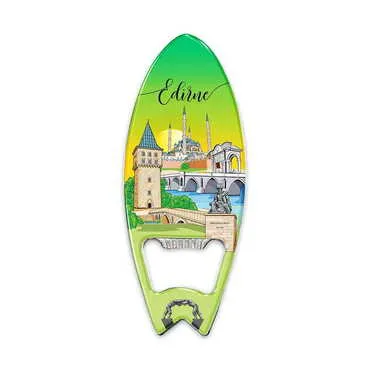 Toptan Şehre Özel Myros Metal Sörf Açacak Magnet 128x45 mm - Standart - 3