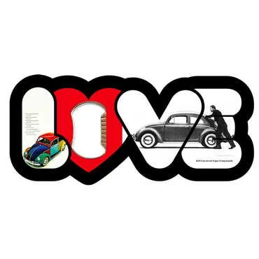 Toptan Promosyon Myros Metal Love Açacak Magnet 114x47 mm - Standart - 2