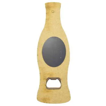 Marmaris Themed Coke Bottle Shaped Printed MDF Wooden Bottle Opener 200x66 mm - Standart - 3