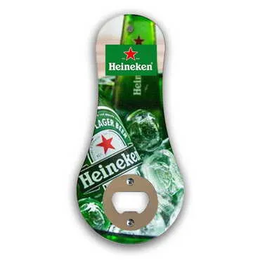 Promotional Classic Shaped Printed MDF Wooden Bottle Opener 170x79 mm