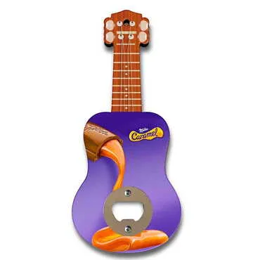 Promotional Guitar Shaped Printed MDF Wooden Bottle Opener 200x89 mm - Standart - 2