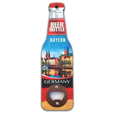 Toptan Özelleştirilebilir Myros Ahşap Bira Şişesi Açacak Magnet 200x59 mm