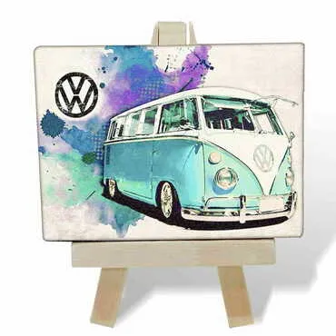 Promotional Mini Print Canvas Magnet With Easel 70x100 mm - Standart - 2