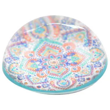 Toptan Mandala Temalı 5 Cm Cam Y. Küre  Kağit Ağirliği