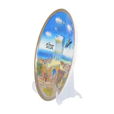 Toptan Side Temalı 20 Cm Yöresel Kabartma Tabak - 2