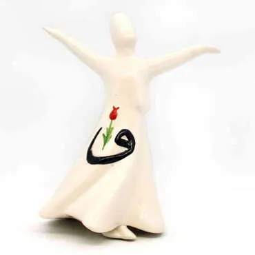 Ceramic Dervish Figurine 12.50 Cm