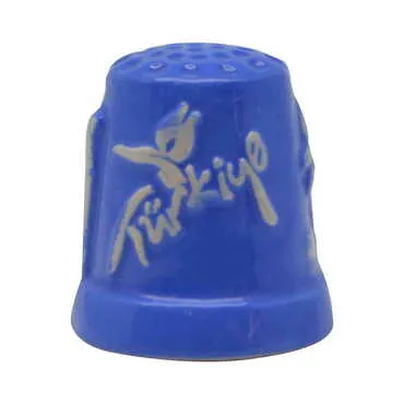 Izmir Themed Relief Ceramic Thimble - Standart - 2