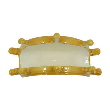 Izmir Themed Anchor Shaped Ceramic Napkin Holder - 3