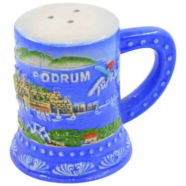 Bodrum Themed Bodrum Themed Mug Shaped Salt and Pepper Shaker - Standart - 3