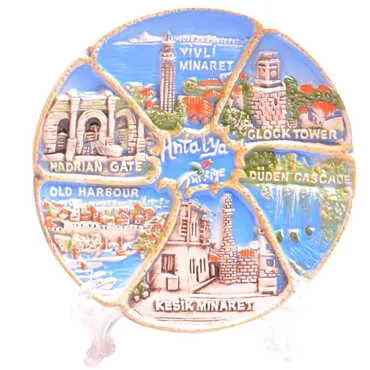 Antalya Region Ceramic Plate 10 Cm