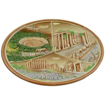 Ephesus Region Ceramic Plate 15 cm - Standart - 2
