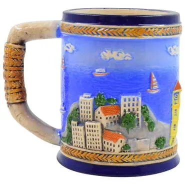 Toptan Kuşadası Kupa Mavi - Standart - 2