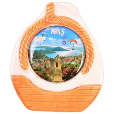 Toptan Kaş Temalı Myros Serami̇k Gemi̇ Magnet