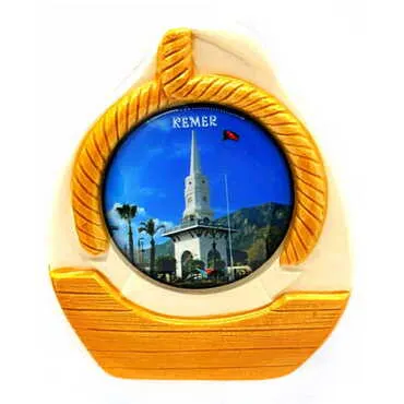 Customazible Ceramic Ship Shaped Ceramic Magnet
