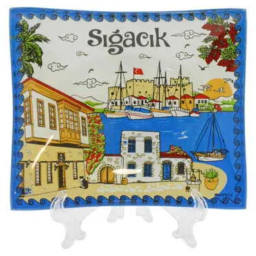 Sığacık Themed Decorative Glass Appetizers 12X14 Cm - 2