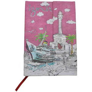 Toptan İzmir Temalı Miknatis Defter Kücük - Standart - 3