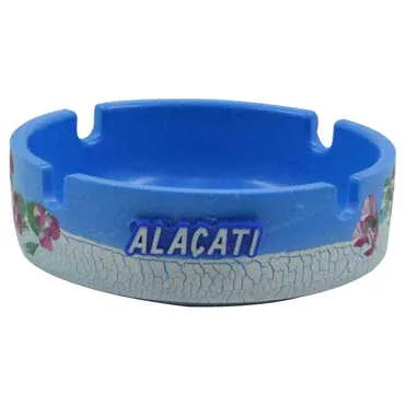 Alacati Themed Marine Themed Polyester Ashtray - Standart