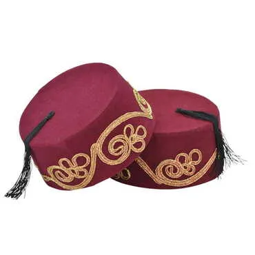 Embroidered Fez