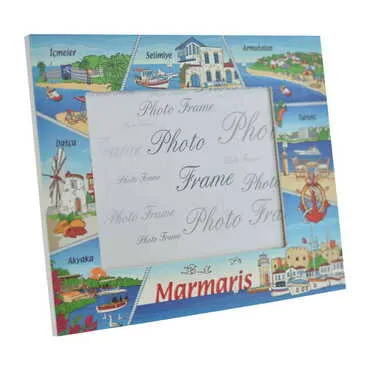 Toptan Marmaris Temalı Myros Fotoğraf Çerçevesi 13x18 cm - Standart - 2