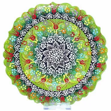 Toptan 25 Cm Kabartma Tabak