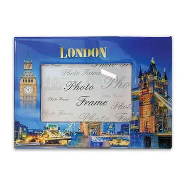 City Themed Epoxy Photo Frame Travel Souvenir 15x20 Cm - Standart - 2