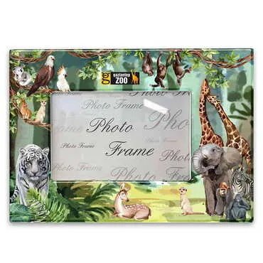 Zoo Themed Epoxy Photo Frame Travel Souvenir 15x20 Cm