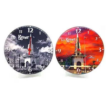 Toptan Özelleştirilebilir Myros Yuvarlak Saat 17 cm