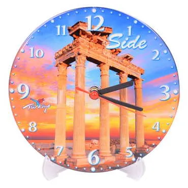 Side Themed Epoxy Wall Clock Home Decoration 17 Cm