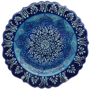 Toptan 25 Cm Turkuaz Tabak
