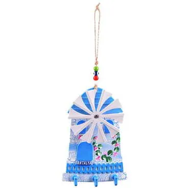 Customazible Marine Themed Windmill House Keychain Hanger