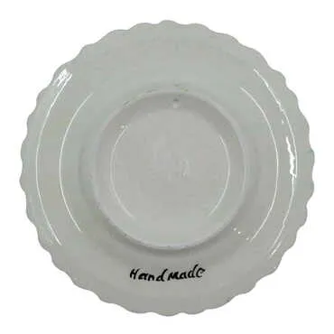 Cesme Themed Turkish Ceramic Plate With Epoxy 12 Cm - 3