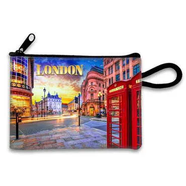 City Themed Turkish Woven Wallet 113x80x8 mm - Standart - 2