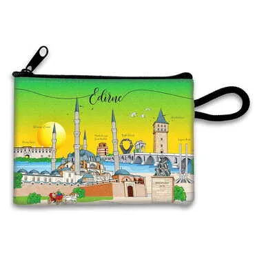 City Themed Turkish Woven Wallet 113x80x8 mm - Standart - 3