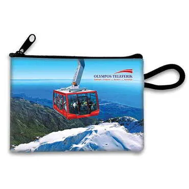 Toptan Teleferik Temalı Myros Cüzdan 113x80x8 mm