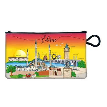 City Themed Turkish Woven Wallet 183x97x8 mm - Standart - 3