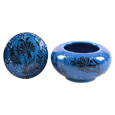 Turkish Ceramic Round Figurine Kaftan 5 Cm - 2