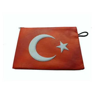 Turkey Themed Turkish Woven Wallet 215x155x8 mm
